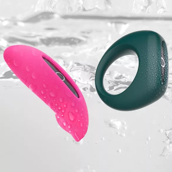 Magic Motion - vibromasseur couple - télécommande - silicone rose/vert
