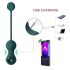 Ensemble de Boules de Geisha Intelligentes Crystal Duo Magic Motion - Vert