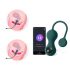 Ensemble de Boules de Geisha Intelligentes Crystal Duo Magic Motion - Vert