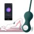 Ensemble de Boules de Geisha Intelligentes Crystal Duo Magic Motion - Vert