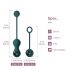 Ensemble de Boules de Geisha Intelligentes Crystal Duo Magic Motion - Vert