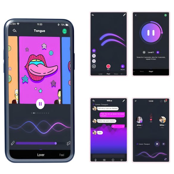 Magic Motion - Boules de Kegel connectées - set duo - silicone vert