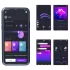 Magic Motion Rise - Anneau pénien vibrant contrôlé par application, pour hommes (noir)