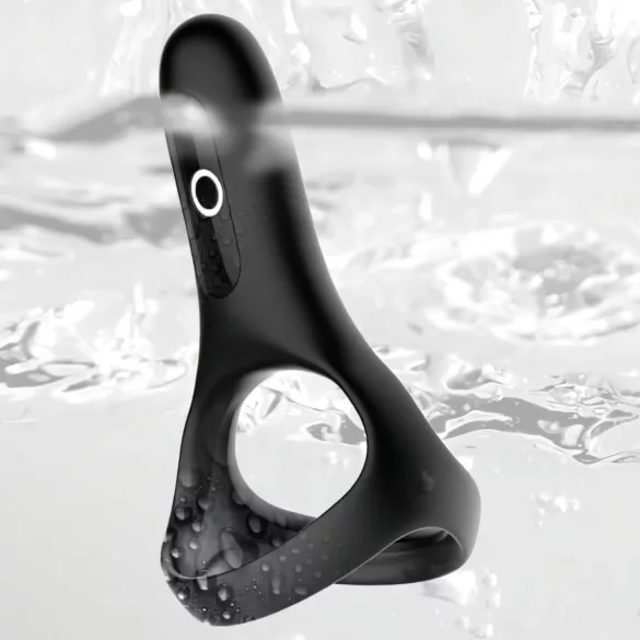 Magic Motion Rise - Anneau pénien vibrant contrôlé par application, pour hommes (noir)
