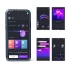 Magic Motion Rise - Anneau pénien vibrant contrôlé par application, pour hommes (vert)