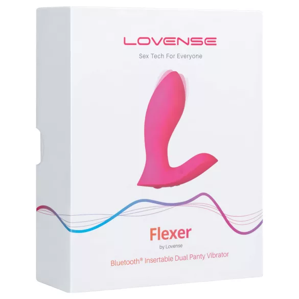 Lovense Flexer Panty - vibromasseur 2‑en‑1 rechargeable (rose)