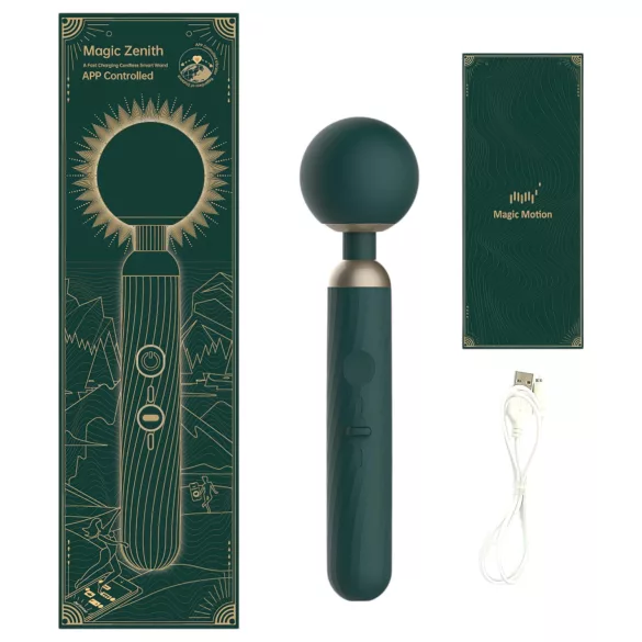 Magic Motion Zenith - vibromasseur massant connecté à une application (vert)