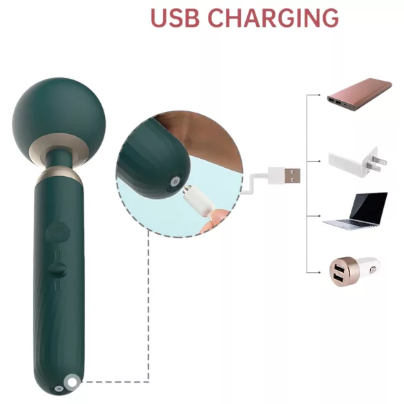 Magic Motion Zenith - vibromasseur massant connecté à une application (vert)
