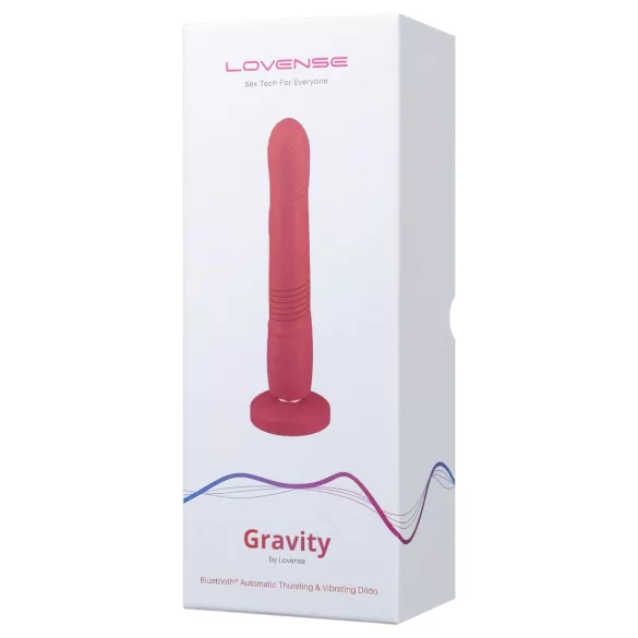 LOVENSE Gravity - vibromasseur à piston rechargeable (rouge)