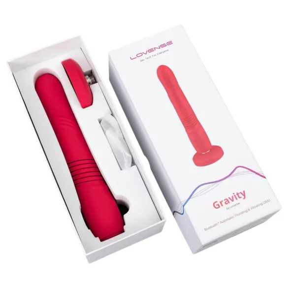 LOVENSE Gravity - vibromasseur à piston rechargeable (rouge)