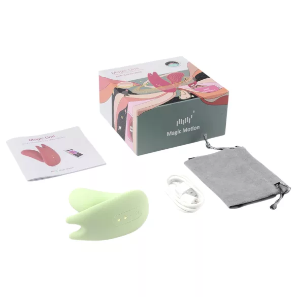 Magic Motion Umi - Vibromasseur 2‑en‑1 contrôlé par application (vert)