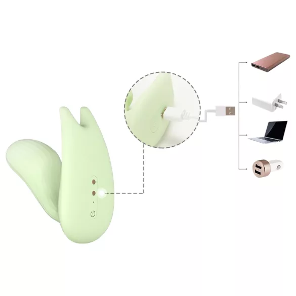 Magic Motion Umi - Vibromasseur 2‑en‑1 contrôlé par application (vert)