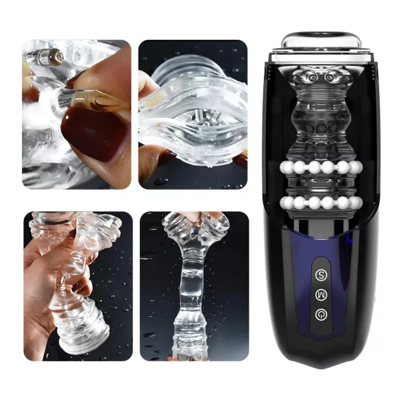 Magic Motion Xone - Masturbateur connecté commandé par application pour hommes (bleu)