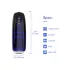 Magic Motion Xone - Masturbateur connecté commandé par application pour hommes (bleu)