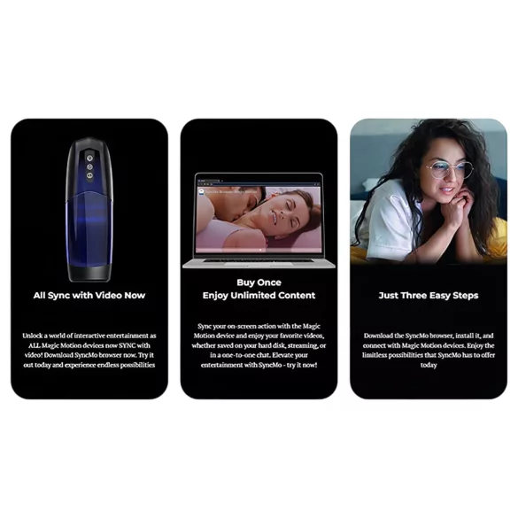 Magic Motion Xone - Masturbateur connecté commandé par application pour hommes (bleu)