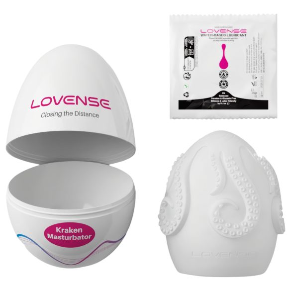 LOVENSE Kraken - œuf masturbateur - 1 pièce (blanc)