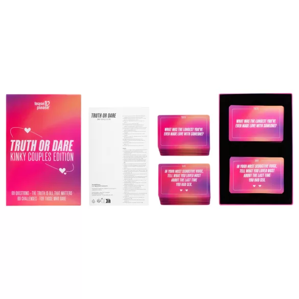 Tease&Please - jeu action ou vérité pour couples - version anglaise