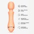 Vush Majesty 2 - vibromasseur étanche rechargeable (orange)