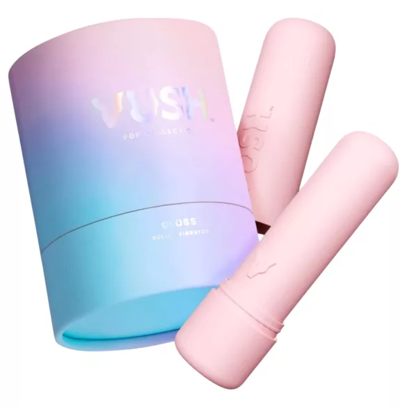 Vush - mini vibromasseur rechargeable étanche - rose