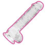 Dildo en gel et silicone